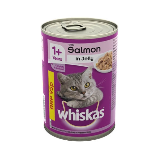 Picture of  Whiskas Salmon in Jelly 390g x12