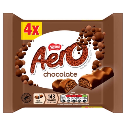 Picture of Aero Bubbly Choc MULTIPACK 4pk(27g)  x14