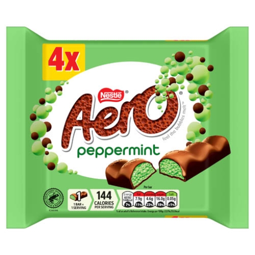 Picture of Aero Bubbly Mint MULTIPACK 4pk (27g) x14