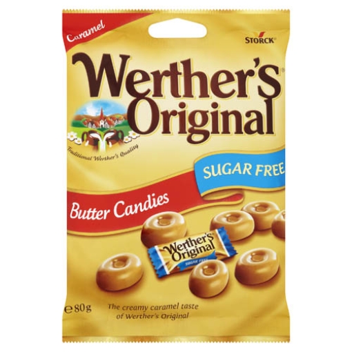 Picture of  Bags Werthers Original  Butter Candies 80g Sugar 