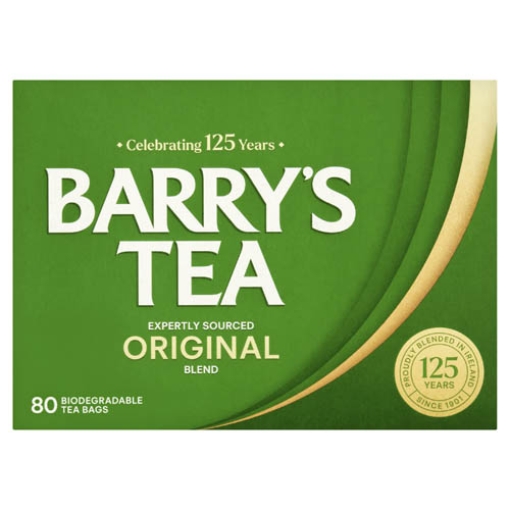 Picture of Barrys Green Label Tea 80s 250g x6
