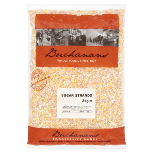 Picture of Buchanan Sugar Strands Sprinkles 3kg x1