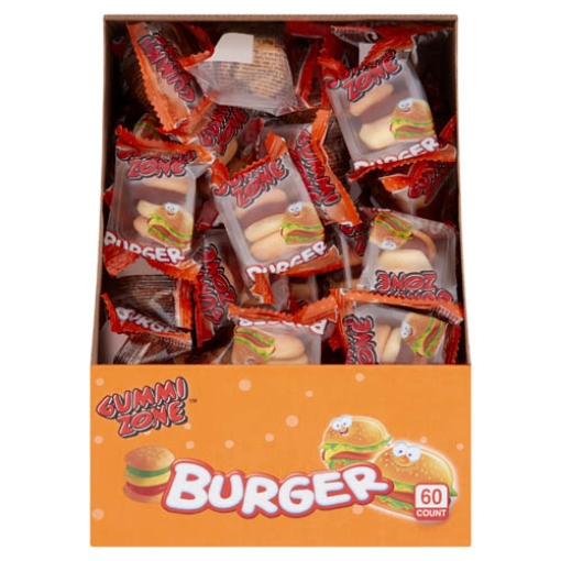 Picture of Gummi Zone Burger 30c  x60