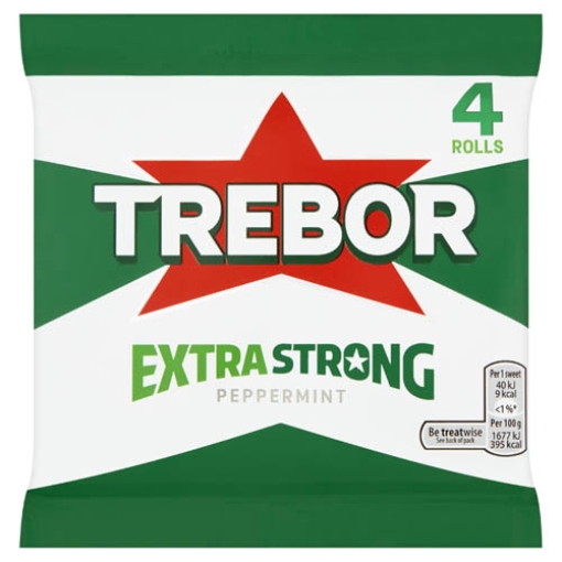 Picture of Extra Strong Mints Trebor MULTI 145.6g 4Pk x12