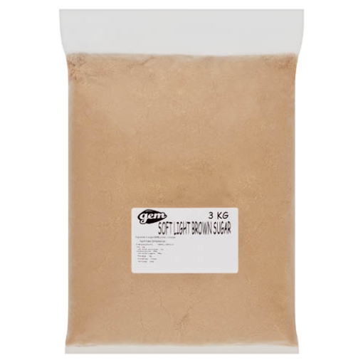 Picture of Gem Soft Light Brown Sugar 3kg x1