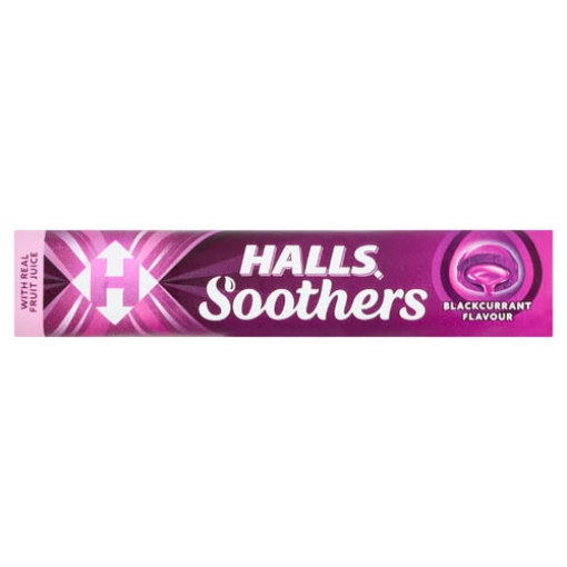 Picture of Halls Soothers Blackcurrant 45g x20