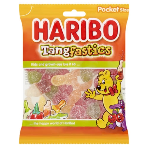 Picture of Haribo Tangfastics VENDING Bags 90g x24