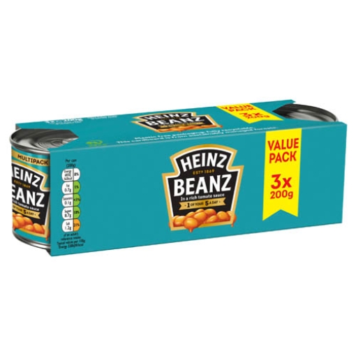 Picture of Heinz Baked Beans 200g 3pk x8