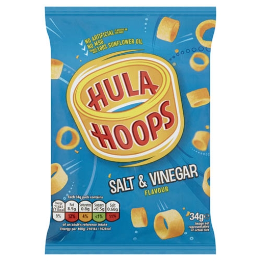 Picture of Hula Hoops Salt & Vinegar x32 BLUE