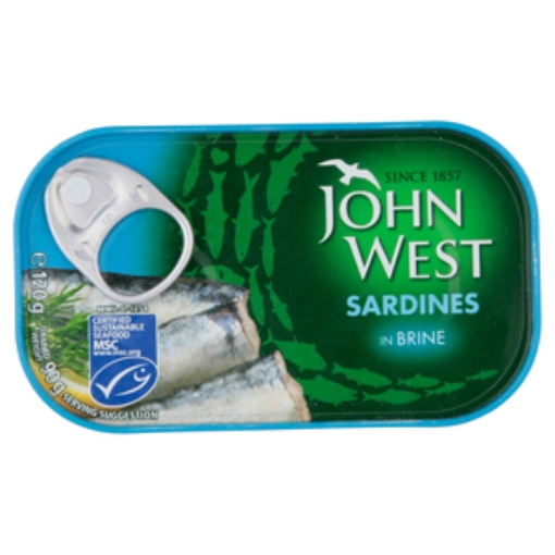 Picture of JWEST Sardines Brine 120g x12