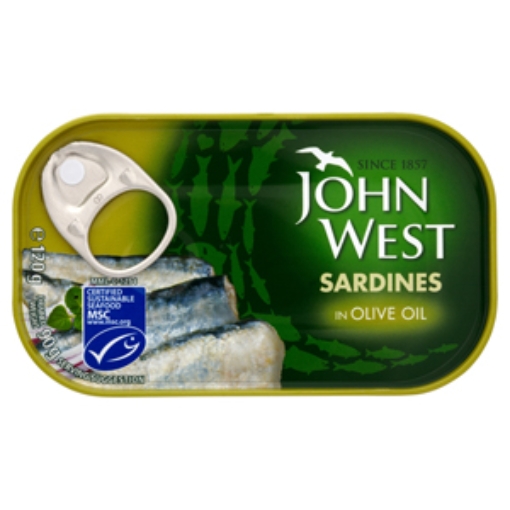 Picture of JWEST Sardines Olive Oil 120g x12