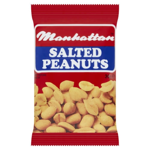 Picture of Manhattan Peanuts Small CARD 30g x30