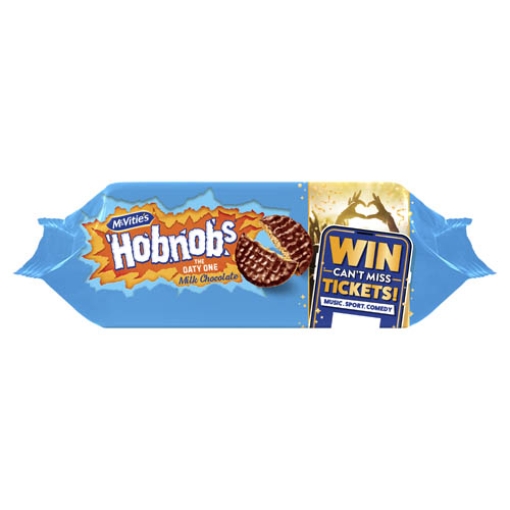 Picture of McVities HobNob Milk Choc 262g x12