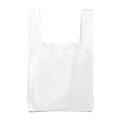 Picture of Strong Carrier Plastic Bag Barrow  WHITE x100