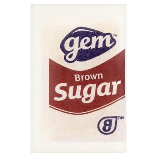 Picture of Sugar Sachets Brown x500  (Gem)