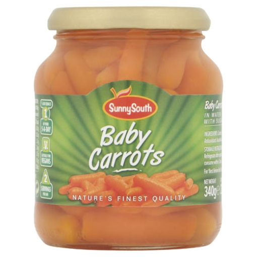 Picture of SunnySouth Whole Baby Carrots 340g x12