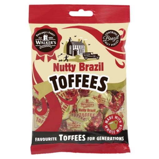 Picture of Tray Walkers Brazil Nut Toffee GF x10