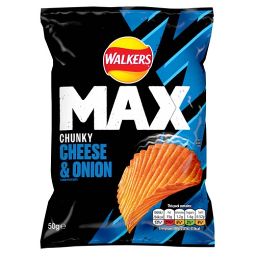 Picture of Walkers Max Cheese & Onion 50G x24