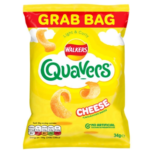 Picture of Walkers Quavers Cheese Maxi 34g x30