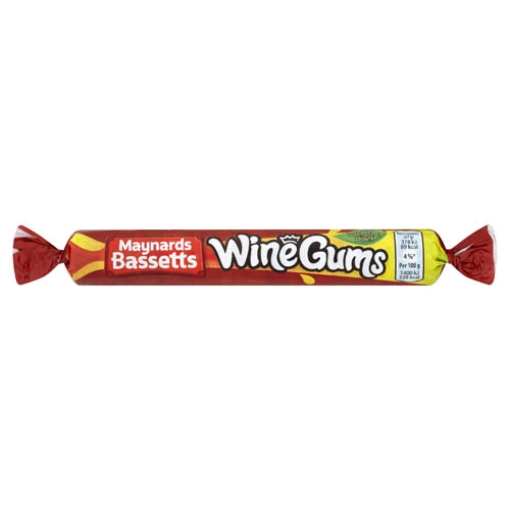 Picture of Wine Gums rolls 52g Maynard x40