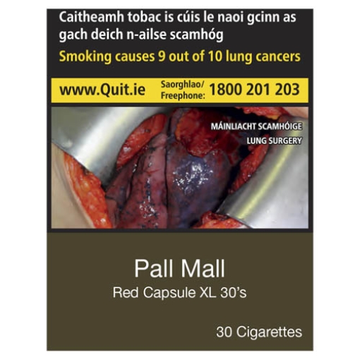 Picture of Pall Mall KS Red  XL 30S  X8