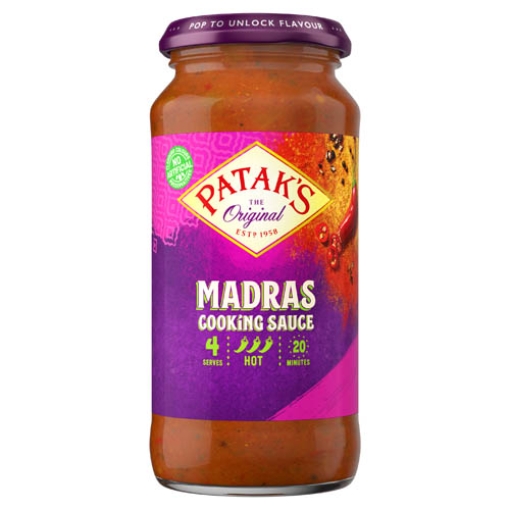 Picture of Pataks Madras Sauce Jar 450g x6