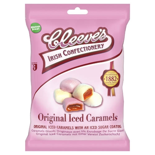 Picture of Bags Cleeves Iced Caramels  130g x12