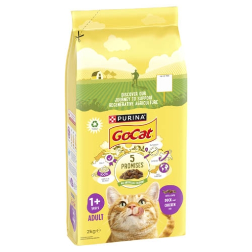 Picture of Go Cat Adult Chicken & Duck 2kg x4