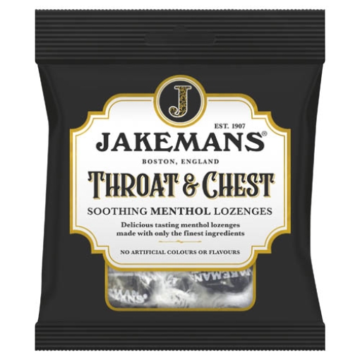Picture of Bags Jakemans Lozenge Throat & Chest 73g x12
