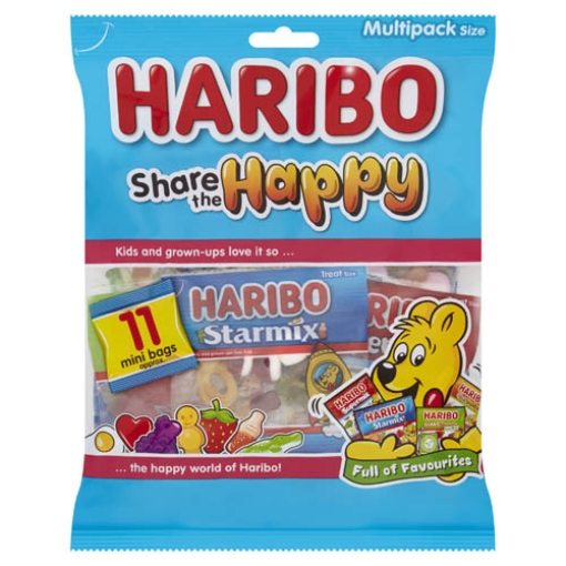 Picture of Haribo Share The Happy Mini 176g(11x16g) Multi x10