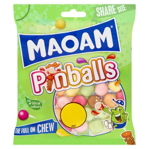Picture of Bags Haribo Maoam Pinballs PM €1.25 140g x30