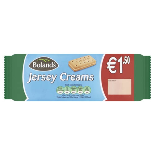 Picture of  Bolands Jersey Creams PM €1.50 150g x24