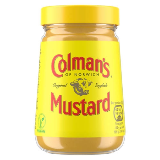 Picture of COLMANS English Mustard 170g JAR x8