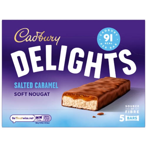 Picture of Cadburys Delights Salted Caramel 110g 5pk x9