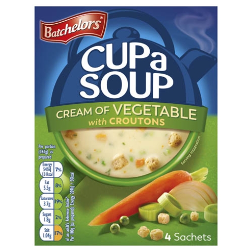 Picture of Batch (UK) CupASoup Cream Of Veg 122g x9