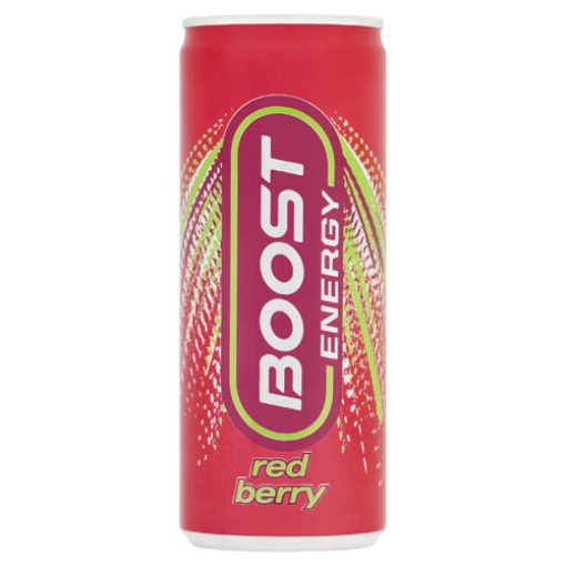 Picture of 250 Boost Energy Red Berry Can x24 DRS