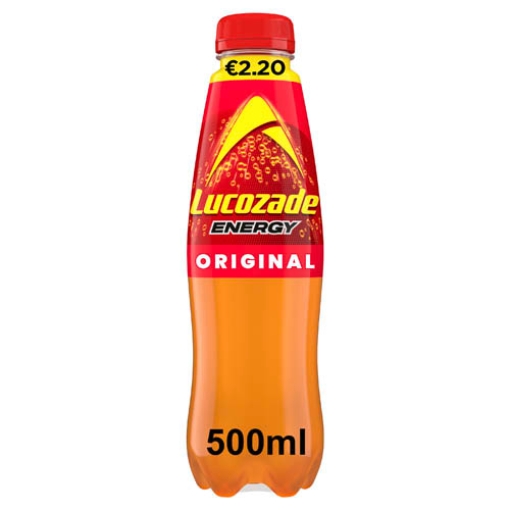 Picture of 500 Original Lucozade PM €2.20 x12 DRS