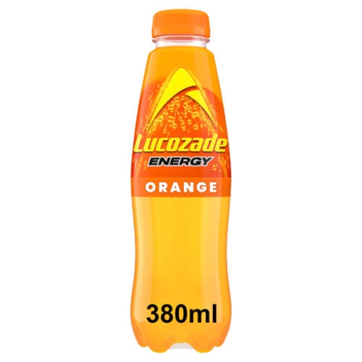 Picture of 380 Orange Lucozade Bottle x24 DRS