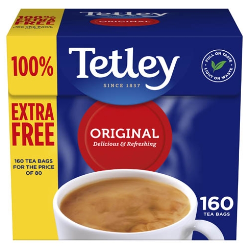 Picture of Tetley Teabags (80+80 Free) 160s x6