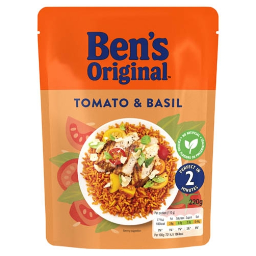 Picture of Bens Exp RTH Tomato & Basil 220g x6