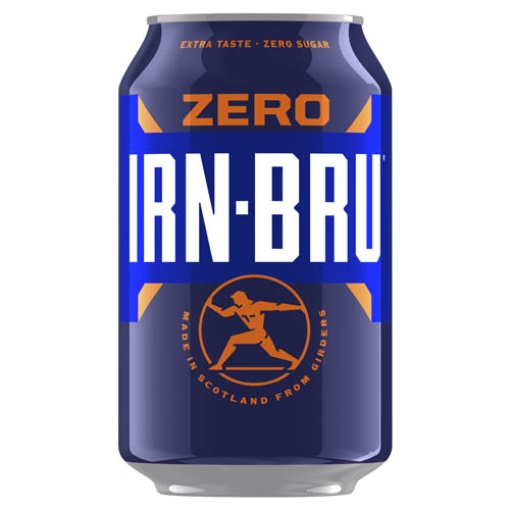 Picture of 330 Irn-Bru Zero Sugar Free (Xtra) Can x24 DRS