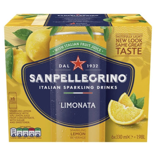 Picture of 330 San Pellegrino Lemon 6PK x4 DRS