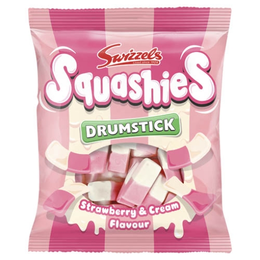 Picture of Bags Swizzels Squashies StrawIceCream120g x32