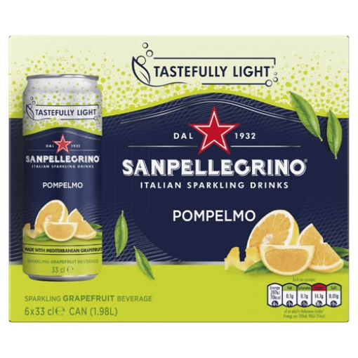 Picture of 330 San Pellegrino Grapefruit 6PK x4 DRS 