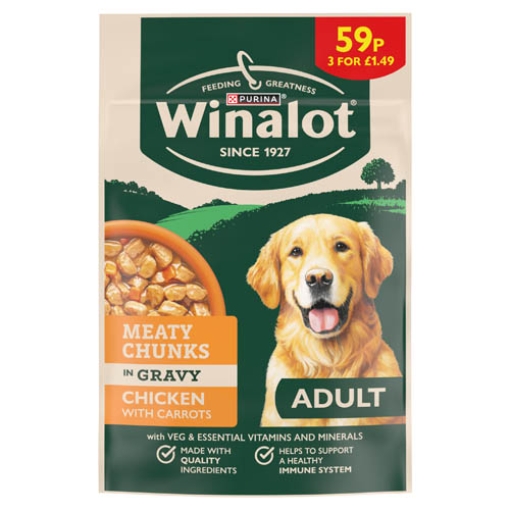 Picture of Winalot Pouch Variety in Gravy 100g 40pk x1