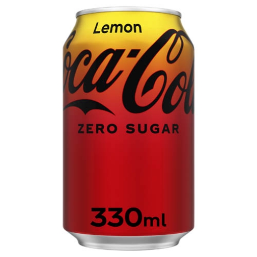 Picture of  330 Coke Zero Lemon Can UK x24 Export Only