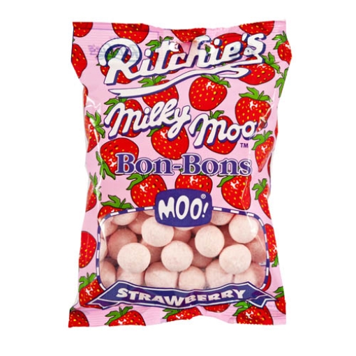 Picture of Bags Ritchies Strawberry Bonbon 80g x18