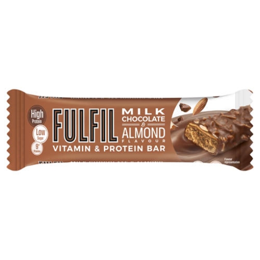 Picture of Fulfil Milk Chocolate & Almond 55g x15