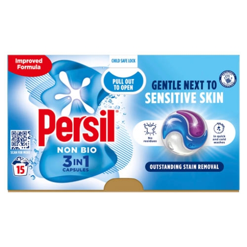 Picture of Persil 3 in 1 Non Bio Capsules 15s x4