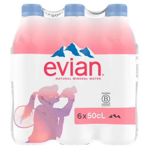 Picture of 500 Evian Still  6PK x5 DRS
